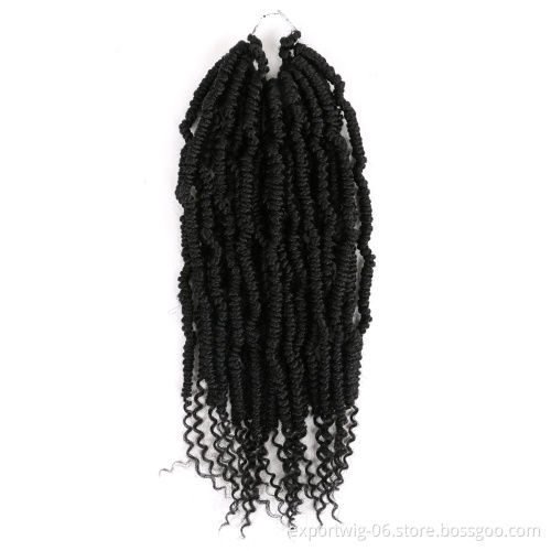 Crochet Curly Hair Synthetic Crochet Hair Extensions Bomb Twist Passion Twist Hair
